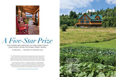 Log Cabin Homes, July 2011, A Five-Star Prize